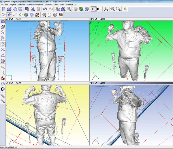 3D-Scans einer Person