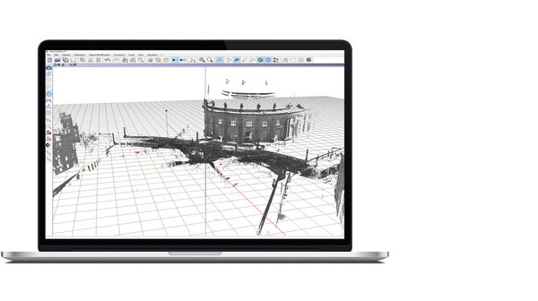 Final Surface: 3D-Visualisierung eine Laserscandatensatzes zur Datenanalyse