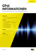 Titelblatt der GFaI-Informationen Nr. 89
