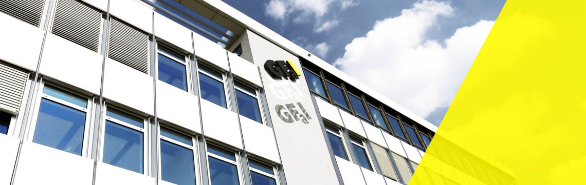  Gebäudeansicht der GFaI mit Verbandslogo