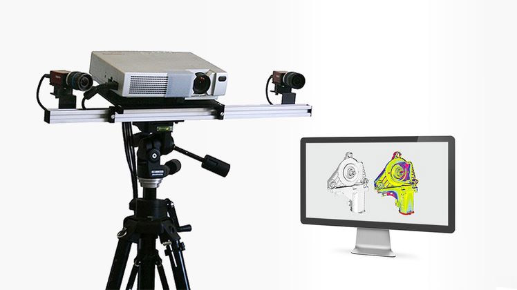 3D-Scanner ScanMobile mit 3D-Messdaten (Kfz-Scheibenheber-Motor) 3D-Scanner ScanMobile mit 3D-Messdaten (Kfz-Scheibenheber-Motor)